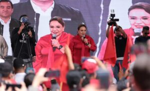 Simpatizantes de Libre acudieron a llamado de Xiomara Castro