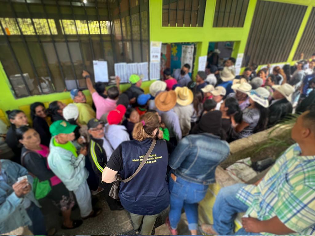 UE acompañó repetición electoral en San Antonio de Flores